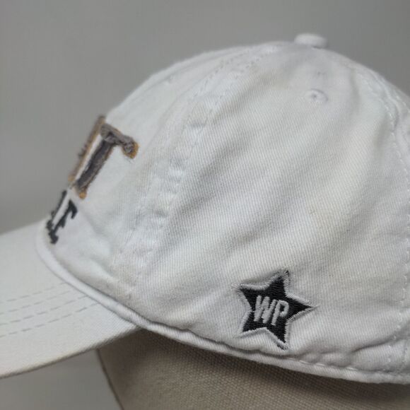 Cat People Slideback Hat White OSFA Embroidered Adjustable We People - Picture 4 of 10